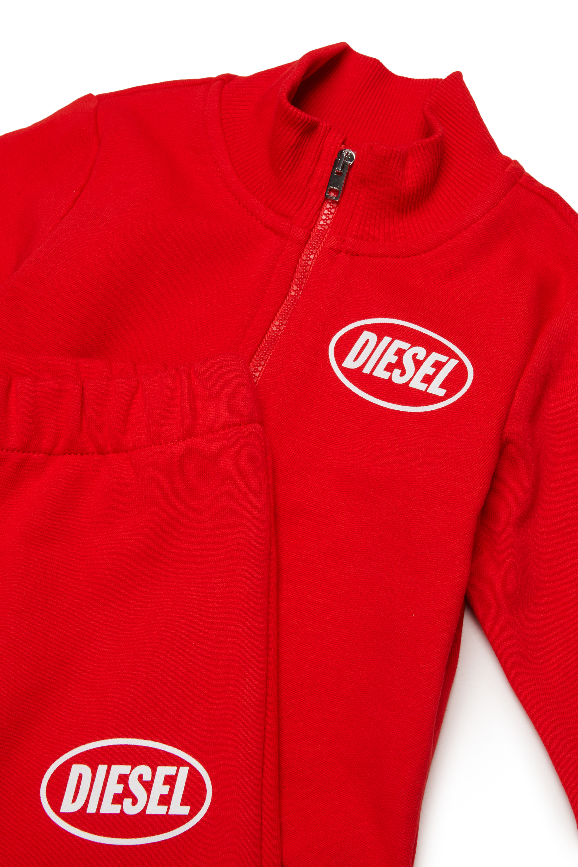 Diesel - SOLPYB-SET, Unisex's Sweat set with logo print in Red - 3